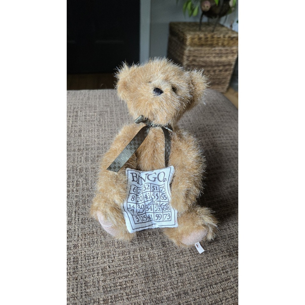 Boyds Bear Thinkin'‎ Of Ya Series "Bingo" Hand Stitched Fully Jointed Plush